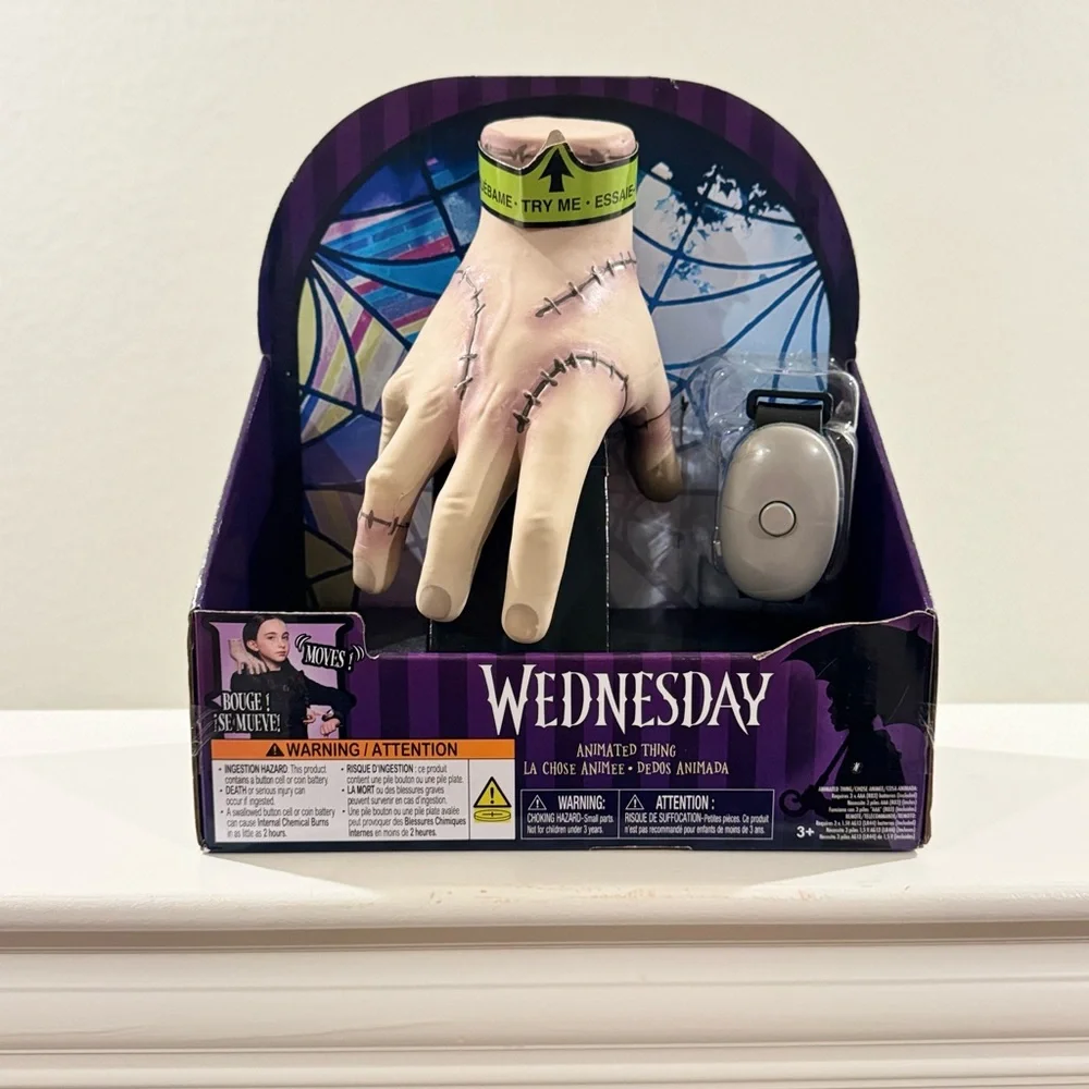 WEDNESDAY Series Poseable Thing : Plush Doll for Creative Thinking. NEW